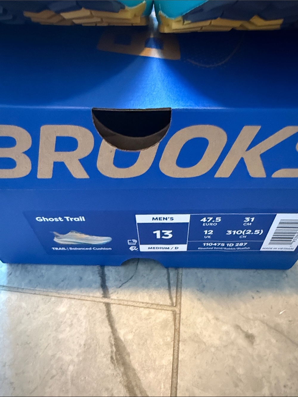 Brooks Men's Athletic Shoes - White with Yellow & Teal Accents - Picture 2 of 4
